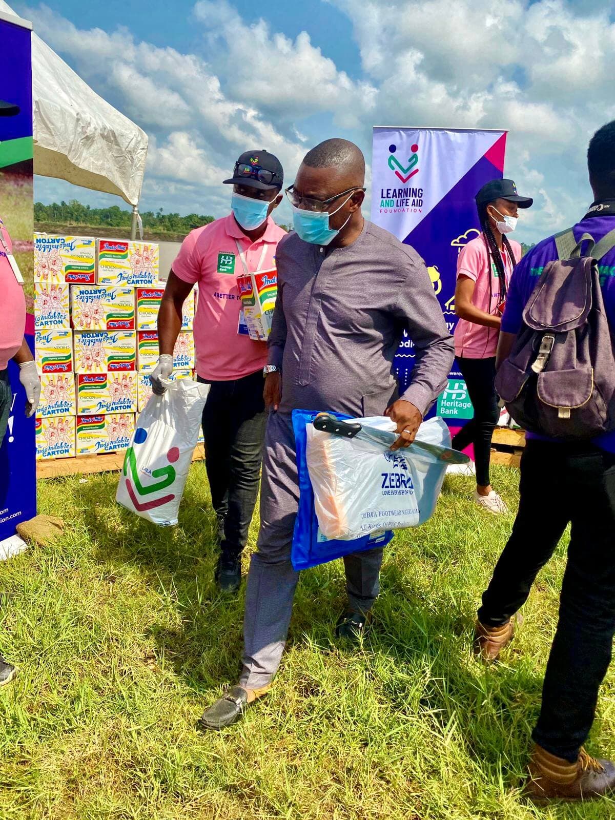 LALAF team and community in the Niger Delta